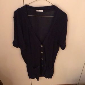 Aude Short Sleeve Knit Top